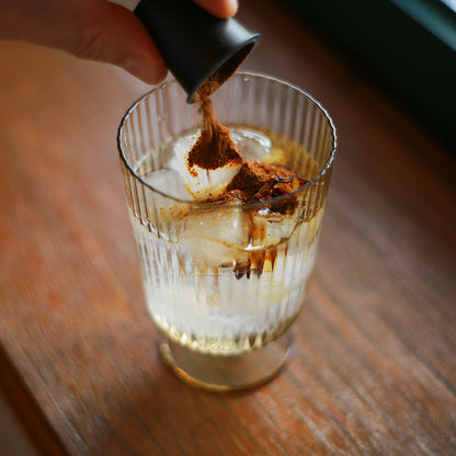 ivy brews freeze-dried instant cold brew crystals in ice water